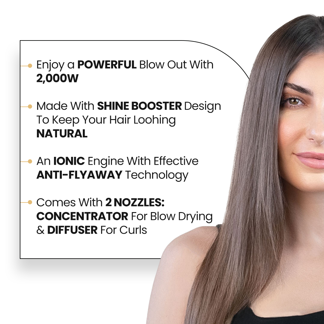 Ionic Shine-Boost Power Blow Dryer