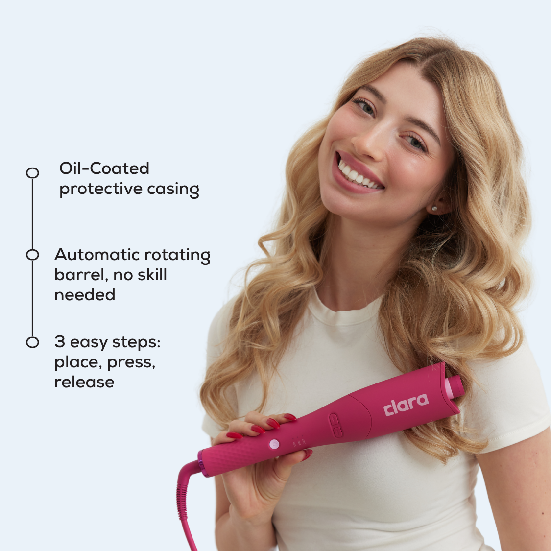 Oil-Coated Protective Auto-Curler