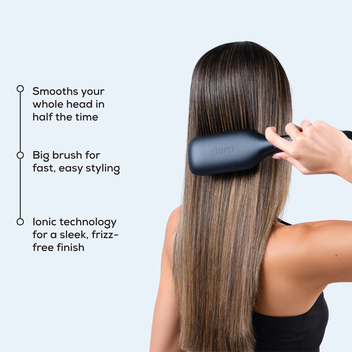 Sleek Paddle Hot Brush
