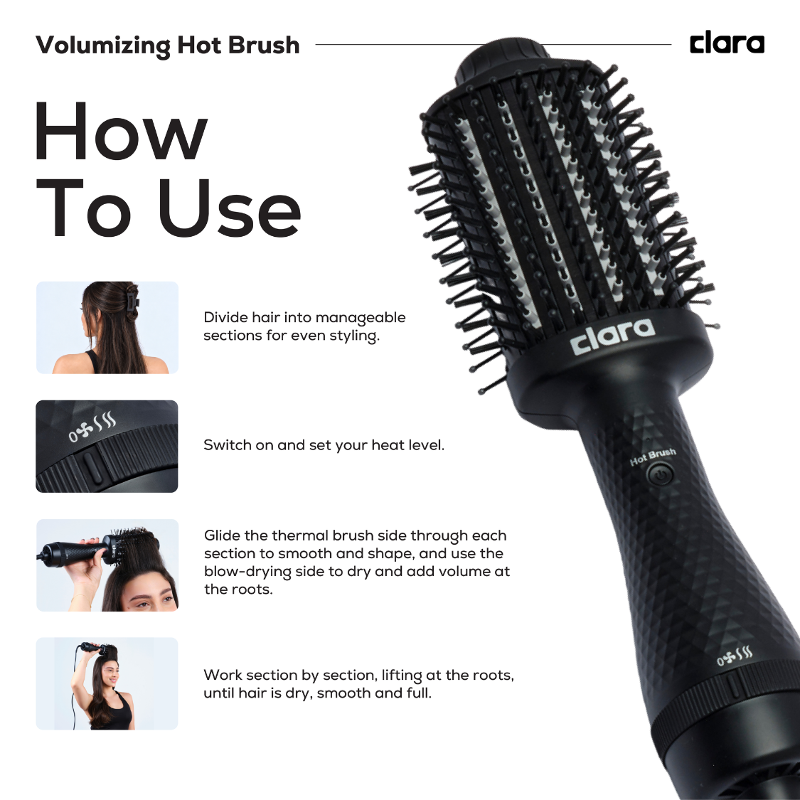 Volumizing Ceramic Ionic Hot Brush