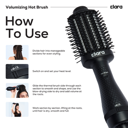 Volumizing Ceramic Ionic Hot Brush