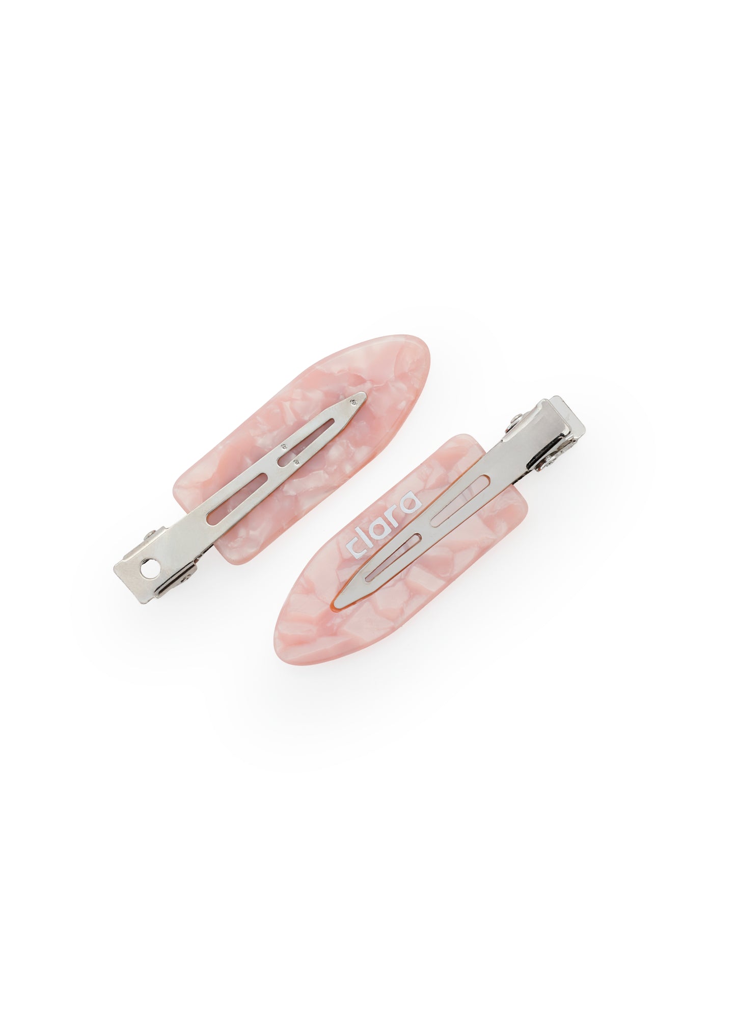 Clara Pink Hair Clips - Set of 2