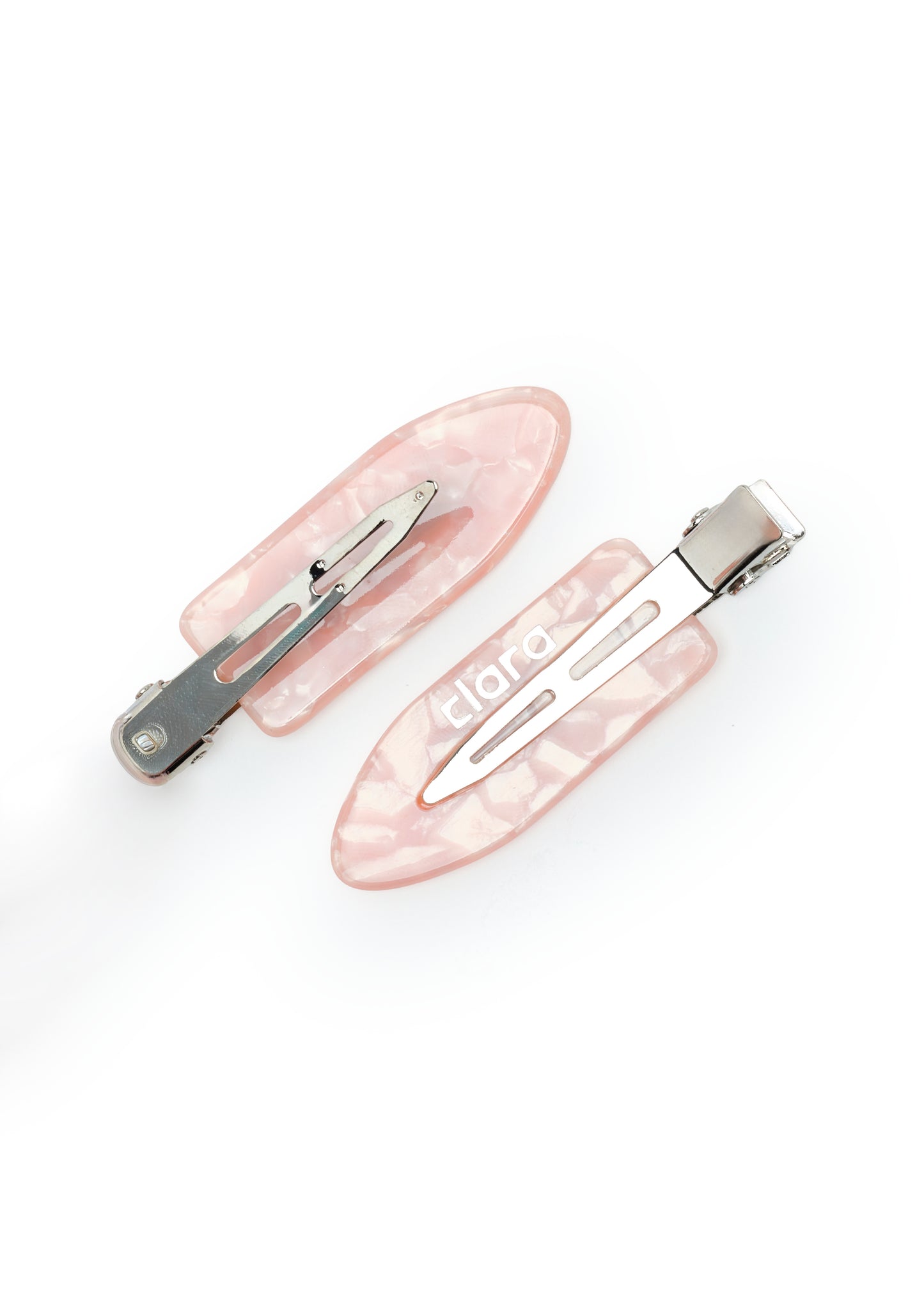 Clara Pink Hair Clips - Set of 2